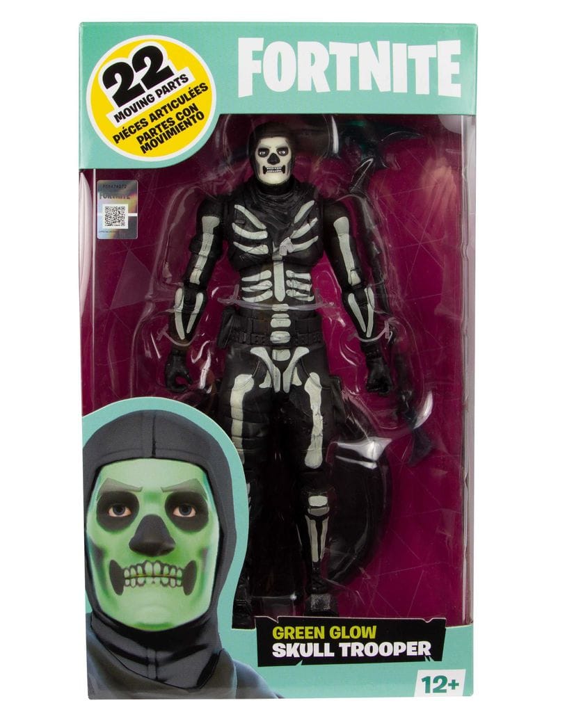 Фигурка Fortnite – Skull Trooper Green Glow (18 см) McFarlane Toys