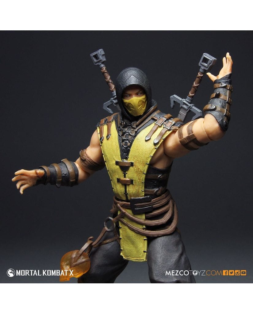 Фигурка Mortal Kombat X – Scorpion (30 см) Mezco Toyz