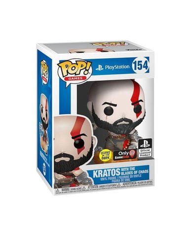Фигурка God of War – Kratos with The Blades of Chaos Glow (Funko POP!) [Exclusive]