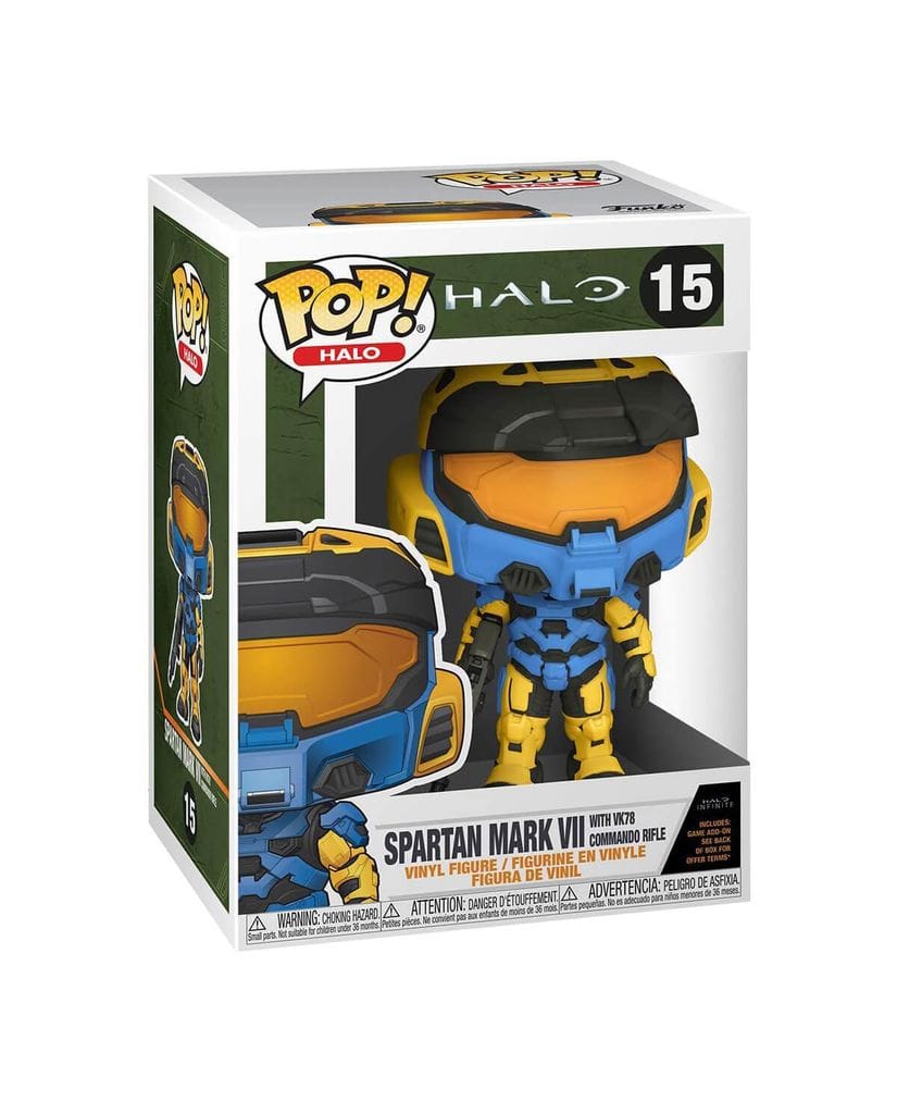 Фигурка Halo Infinite – Spartan Mark VII with VK78 Blue & Yellow (Funko POP!)