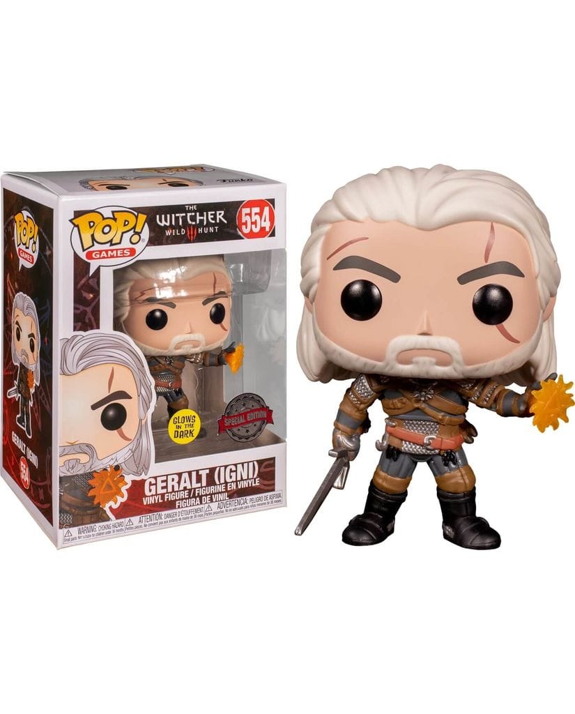 Фигурка The Witcher 3: Wild Hunt – Geralt Glow (Funko POP!) [Exclusive]