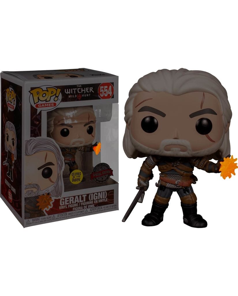 Фигурка The Witcher 3: Wild Hunt – Geralt Glow (Funko POP!) [Exclusive]