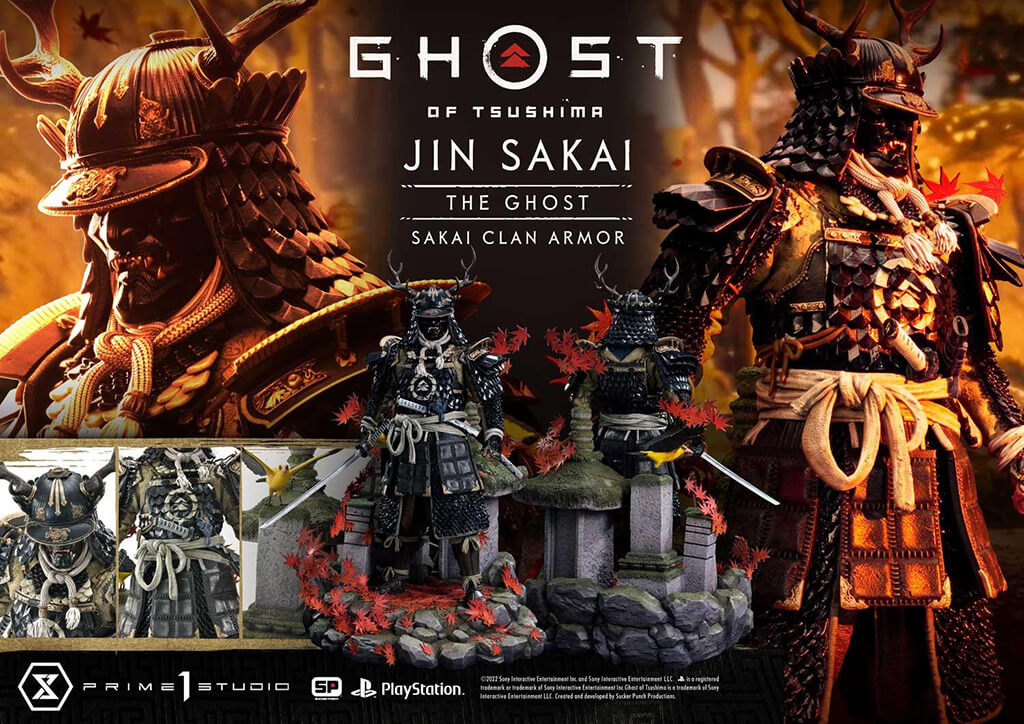 Статуэтка Prime 1 Studio Ghost of Tsushima Jin Sakai Sakai Clan Armor